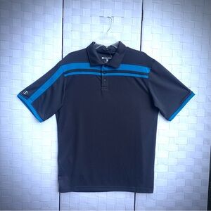 HOLLOWAY 3 button VERY lightweight dark gray Polo Medium